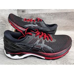 Asics Men's GEL-Kayano 28 Running Shoes Sneakers Sz 10 Black Red Athletic